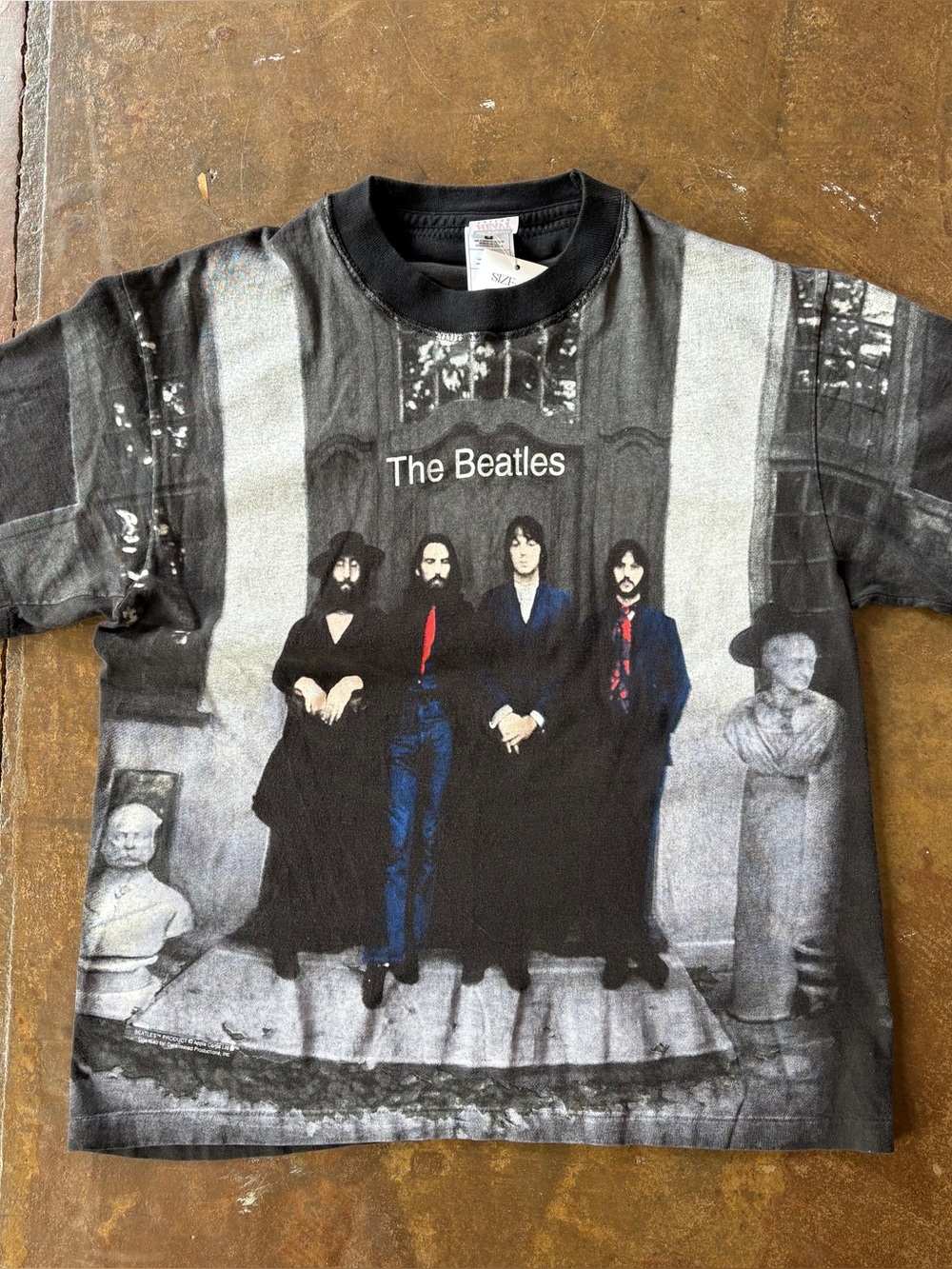 Vintage 90s The Beatles Hey Jude AOP All Over Print Unisex T-Shirt Apple Corps L